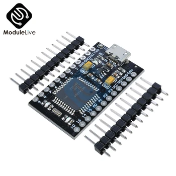3.3 V 8MHz ATmega32U4 Nano Pro Mikro-USB-Controller Board For Arduino Med Bootloader Mega32U4 Mini Leonardo ATMEGA32U4-AU-Modul 101389