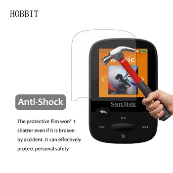 3PCS Clear Screen Protector For Sandisk Sansa Clip Sport Plus Sdmx28 Dække Skjold Film Skin Guard MP3-Afspiller Tilbehør 2693