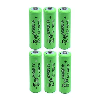 4/10/16PCS 3800mAh Ni-MH AA batterier NI-MH 1,2 V genopladeligt batteri batterier Gratis fragt 2699