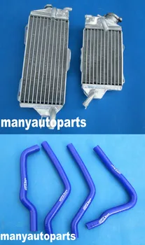 Aluminium radiator & Blå silikone slange til Kawasaki KX125 1990 1991 1992 1993