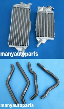 Aluminium radiator & Blå silikone slange til Kawasaki KX125 1990 1991 1992 1993