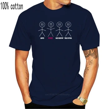 Erhvervsdrivende nyde job gave t-shirt mænd Designe bomuld rund Hals Grundlæggende Solid Gave Nye Mode sommeren Fritids-tshirt
