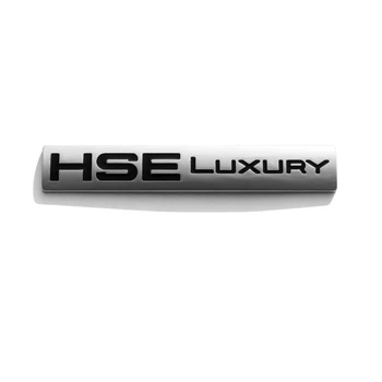 HSE Luksus Bil Badge Emblem Decal Black Chrome for Land Rover Discovery sport bil bageste hale mærkat