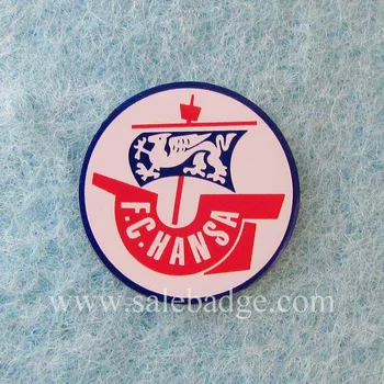 Metal Runde Fodbold Pins Udskrive Klub Logo, Badges 18MM*2PCS Engros