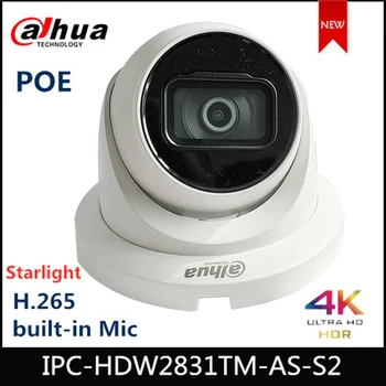 Dahua 8MP POE IP-Kamera H. 265 Øjeæblet Kamera 4k Night Vision P2P-Motion Detection ONVIF For PoE NVR IPC-HDW2831TM-SOM-S2