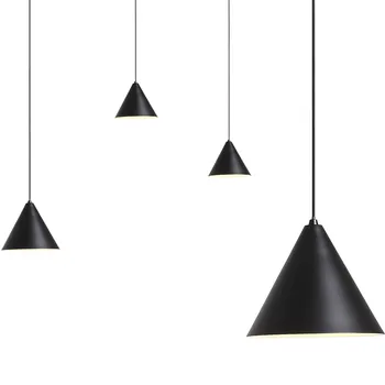Moderne LED geometriske pendel line sort vedhæng lys væg hanglamp Skandinaviske kreative kunst suspension lamper 10135