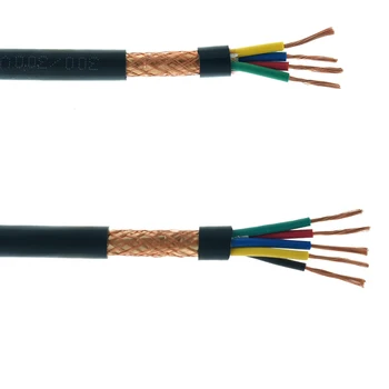 5 Meter RVVP Skærmet Kabel Signal Elektriske Ledninger Kontrol Signal Linie 2/3/4/5 pin-0.3 0.5 0.75 1 1.5 2.5 mm kobbertråd