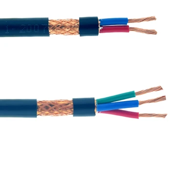 5 Meter RVVP Skærmet Kabel Signal Elektriske Ledninger Kontrol Signal Linie 2/3/4/5 pin-0.3 0.5 0.75 1 1.5 2.5 mm kobbertråd