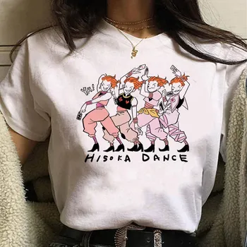 Kvinder Kawaii Hunter X Hunter HISOKA MOROW Grafisk Print T-shirt 2020 Toppe Sommer Mode kortærmede T-shirt Pige,Drop Skib