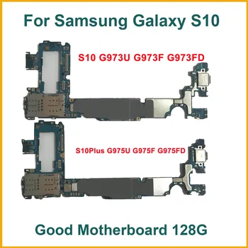 Ulåst Bundkort Til Samsung Galaxy S10 Plus G975F G975FD G975U S10 G973F G973U G973FD 128GB 512GB S10E G970F G970U yrelsen 10213