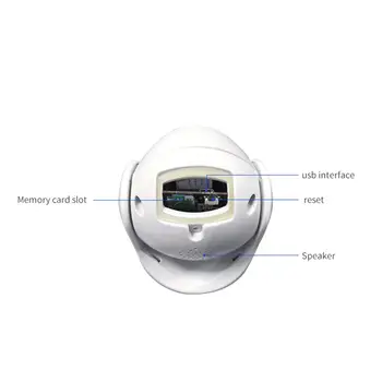 PTZ Solar Panel Interface Sikkerhed Kamera, Webcam 4X 1080P Vandtæt Solpaneler Trådløse Skærm Smart Kamera Overvågning