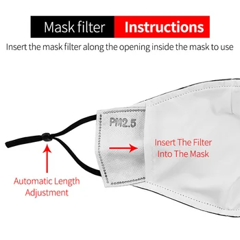 Tågen Stykker Kunst ansigtsmaske Trykt Kunst Maske Mode Blødt Stof PM 2.5 Filtre, Masker til Unisex Voksen Behageligt Stof Maske