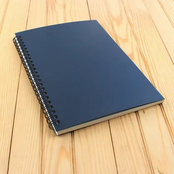 Vintage klassisk farverige kraft dække kontor skole indbundet spole spiral emne sammensætning notebooks med regel ark A5 B5