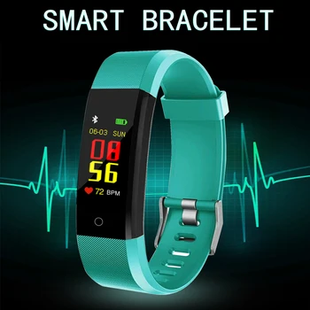 DOOLNNG Nyt, Smart Ur Mænd Kvinder pulsmåler Blodtryk Fitness Tracker Smartwatch Sport Ur til