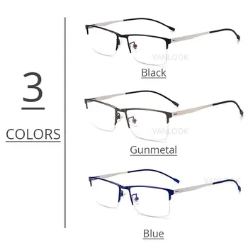 Nærsynethed Fotokromisk Solbriller Skrueløs Brillerne Anti Blue Ray Computer-Briller Til Mænd-0.50-4.25-4.75-5.25-5.75-6.00