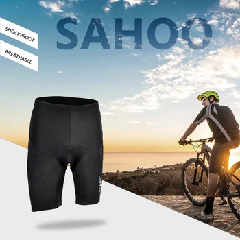 SAHOO 482051 Mænd 3D Polstret Ridning Cykel, MTB Cykel Cykling Åndbare Shorts, Undertøj, Strømpebukser Lycra