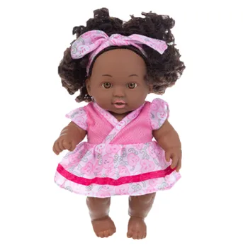 30/35CM Amerikanske Genfødt Sort Baby Doll Badekar Spille i Fuld Silikone Vinyl Baby Dukker Naturtro Nyfødte Baby Doll Toy Boy ' s Pige Gaver