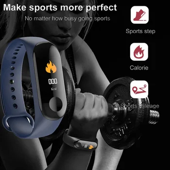 SHAOLIN Smart Band Armbånd puls Aktivitet, Fitness Tracker Smart Band M3Pro Smart Armbånd M3 Plus Sport Smartwatch
