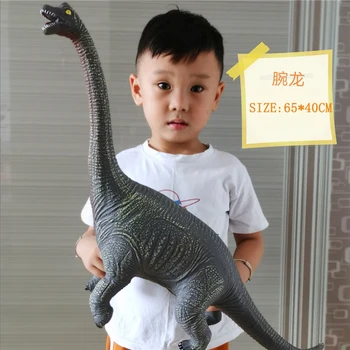 2021 65cm Dinosaur Plast Model Tyrannosaurus Rex Raptor Verden Park Dinosaur Model Underholdning for Børnene Interaktivt Legetøj