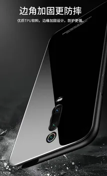 For Xiaomi Redmi K20 Pro Tilfælde Luksus Hårdt Hærdet Glas Med fod Ring Magnet Beskyttende bagcover Tilfældet for xiaomi MI 9T Pro
