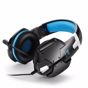 KOTION HVER PS4 Gaming Headset Dyb bas Stereo Casque Kablede Spil Hovedtelefoner til Gaming Hovedtelefoner med Mikrofon til Bærbare PC, PS4