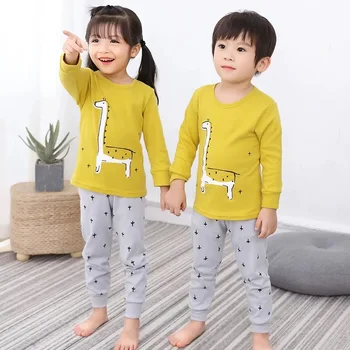Børn Pyjamas Tegnefilm Kanin Mønster Børn Nattøj Baby Pige Tøj Sove Passer Sommer Bomuld Barn Pyjamas Nattøj Dreng