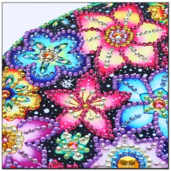 5D DIY Specielt Formet Diamant Maleri Butterfly Diamant Broderi, Blomst Mosaik Cross Stitch Kits Crystal Flerfarvet Indretning