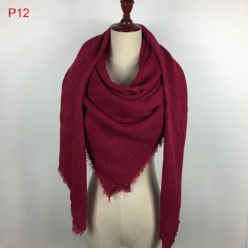 2018 almindelig cashmere Tørklæde Kvinder Tæppe Tørklæde Luksus Mærke bufandas mujer fashionable kvinder tørklæder vinter-tørklæde wraps sjal