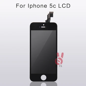 1STK Grade AAA-Ingen Døde Pixel Til iPhone 5C LCD-Display Digitizer Med Touch-Skærm Udskiftning af Dele til Samling af Hærdet film