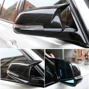 Par kulfiber look Car Rear View Mirror, Hætten Til BMW F20 F22 F30 F31 F32 F33 F36 F34 F35