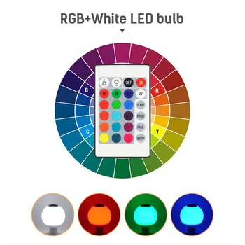 16 Tilstande, Dæmpbar E27 RGB LED Smart-12W Pære Bluetooth Magiske Lampe RGBWW Smart Lampe Musik Fjernbetjening Fødselsdag Gave