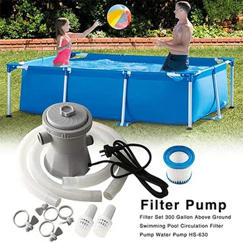 El-Filter Pumpe Oppustelige Swimmingpool Cirkulerende Filter Pumpe Aftagelige Filter Element Husstand Pool Cleaner