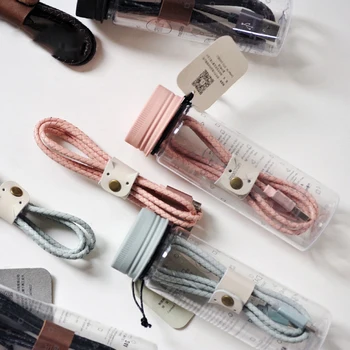 Liberfeel Maoxin usb-kabel læder vandtæt usb-kabel til ios android