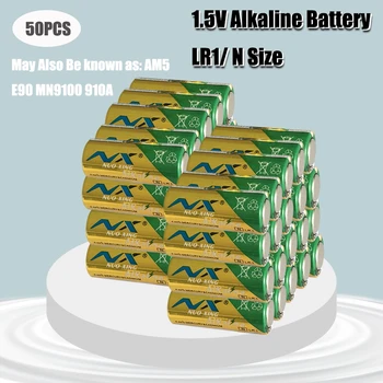 50STK N batterier LR1 AM5 E90 AM5 MN9100 1,5 V Alkaline-duty Batteri Primære og Tørre Batterier til Højttaler Bluetooth Spillere
