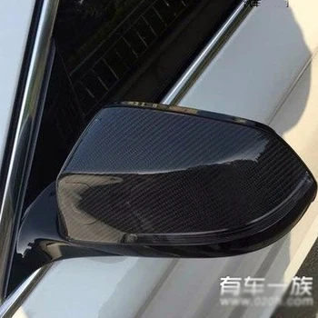 F10 Carbon Fiber 3M Auto Bil Side Spejl Cover Hætte Trim til BMW F10-2016