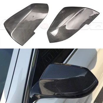 F10 Carbon Fiber 3M Auto Bil Side Spejl Cover Hætte Trim til BMW F10-2016