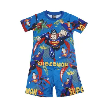 Tegnefilm børnetøj Superman Drenge Sommeren Børns Korte Drenge, Bukser, Pyjamas, der Passer Mønster, Korte Ærmer 10736