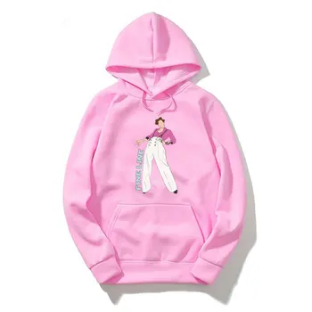Hot Salg Streetwear Hættetrøjer Harry Styles Hoodie Pink Tøj, Mænd/Kvinder, Vinter Pullover FIN LINJE Harajuku Sweatshirt 10741