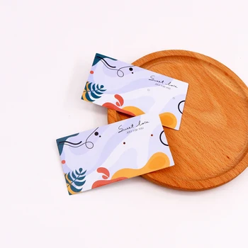Mode Mønster 9*5cm 100pcs/Masse Smykker Emballage Papir Card Stud Dråbe Øreringe Vise Kort Indehavere Engros Søde Kærlighed