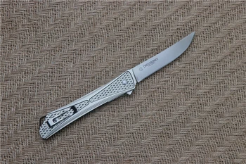 OEM CRO SSBONES 7530 folde kniv bærende AUS-8 blade 6061 aluminium håndtag udendørs camping jagt bærbare EDC værktøj