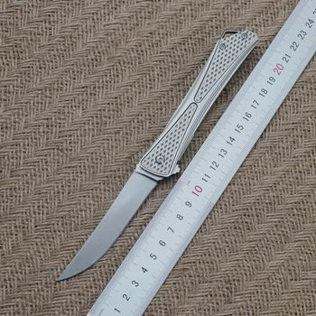 OEM CRO SSBONES 7530 folde kniv bærende AUS-8 blade 6061 aluminium håndtag udendørs camping jagt bærbare EDC værktøj
