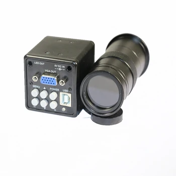 CCD, CMOS USB-VGA-Industrielle mikroskop video Kamera +8X-130X C-Mount-Lodning PCB bga IC telefon reparation