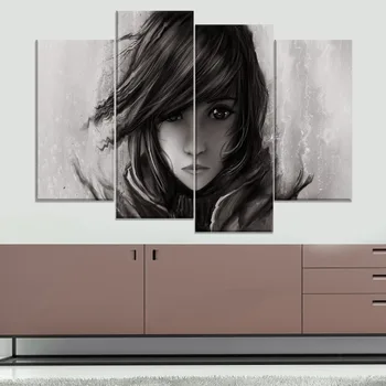 Spil Final Fantasy XIII-2 Lyn Maleri Væg Kunst, Lærred Trykt Moderne 3-Panel Modulært Pictures Home Decor Poster