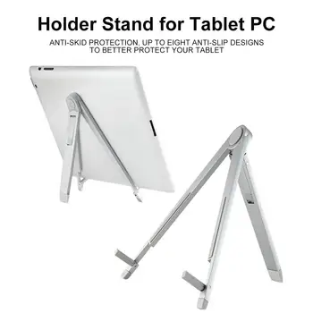Justerbart Stativ Anti-Slip Tablet-PC ' en Stå, Aluminium Holder til iPad 2018 Air Pro Mipad 4 10858