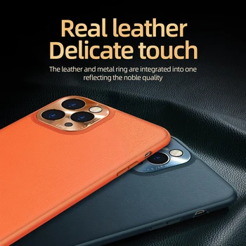 Premium Læder Cover Til iPhone 11 Pro Max antal 11 Pro 11 Ultra Tynd Mode Farverige cover Til iPhone Stødsikker Tilbage Shell Tilfælde