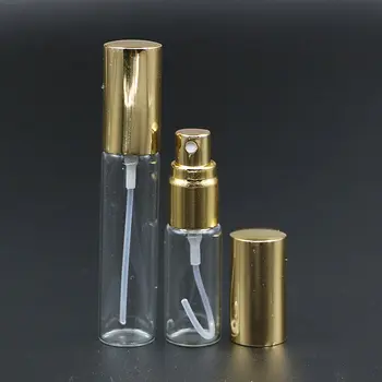50stk/masse 10ml Mini-Klart Glas-Flaske Spray Forstøver Parfume Flasken Tom Parfum Prøve Flaske aluminiumshætte Tralve Flaske Hætteglas