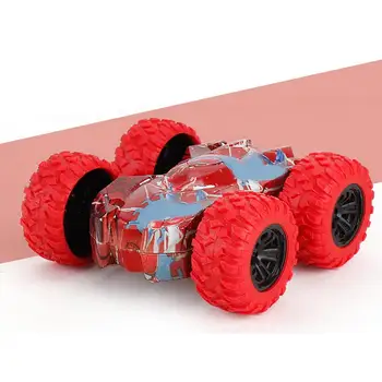 Børn Toy bil Inerti-Dobbelt Side Stunt Graffiti Bil Off Road Model til Bilen Kids Legetøj, Gave bil samling træk