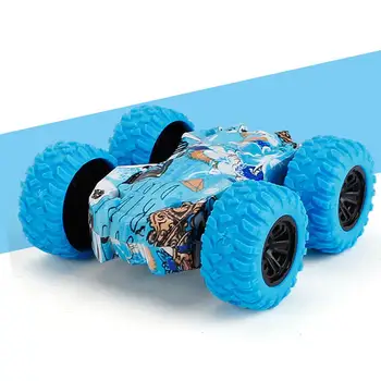 Børn Toy bil Inerti-Dobbelt Side Stunt Graffiti Bil Off Road Model til Bilen Kids Legetøj, Gave bil samling træk