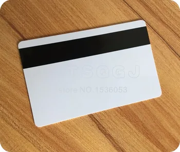 20pcs Blank Hvid PVC Hico 1-3 magnetstribe kort Plastik Kreditkort 30Mil magnetkort med printable for kort printer
