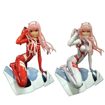Anime-Darling I Den FranXX 02 NUL TO Røde Hvide Action Figur Samling Model Legetøj til Gave